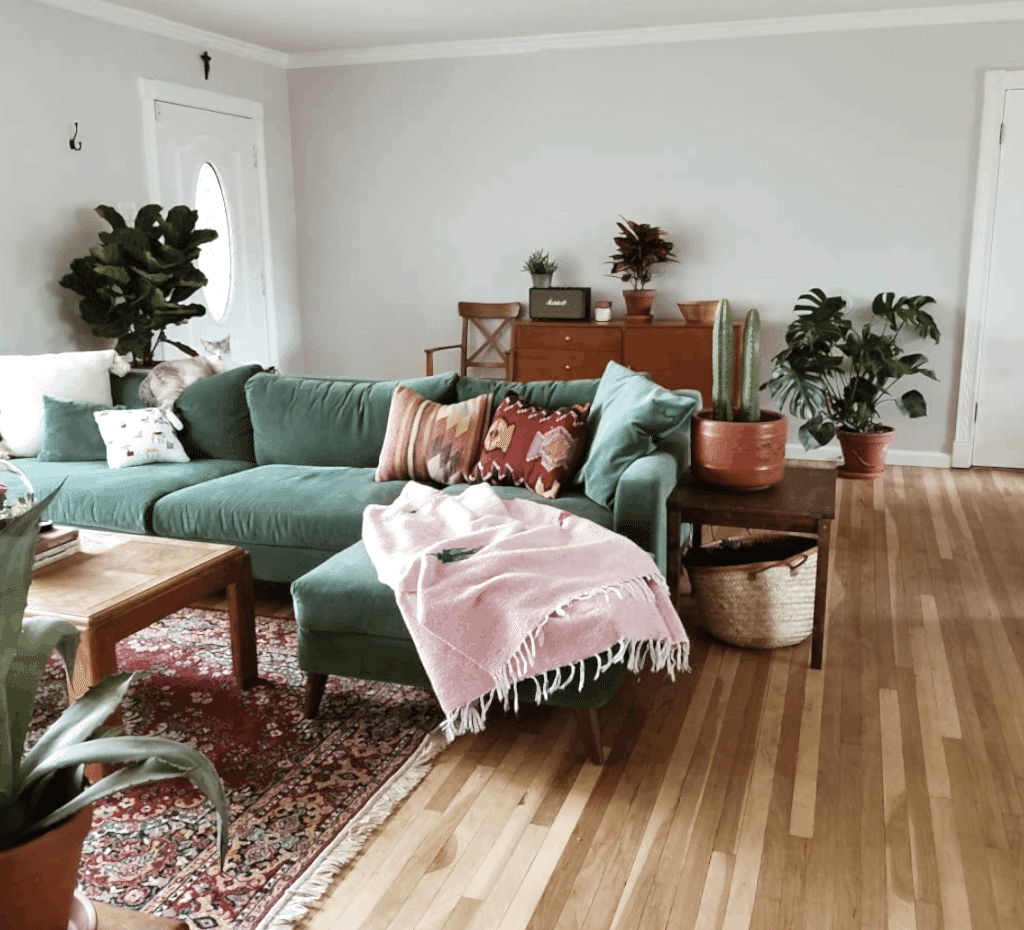plant life series: charming mid-century california bungalow