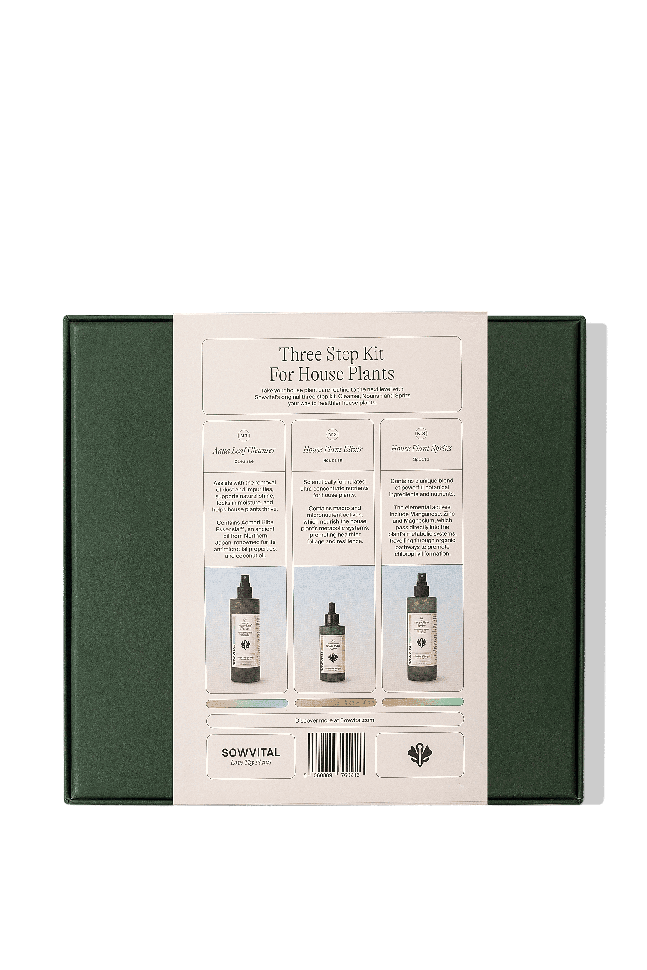 3 step kit box back
